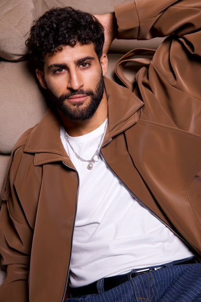 The Untamed Chamois Brown Jacket