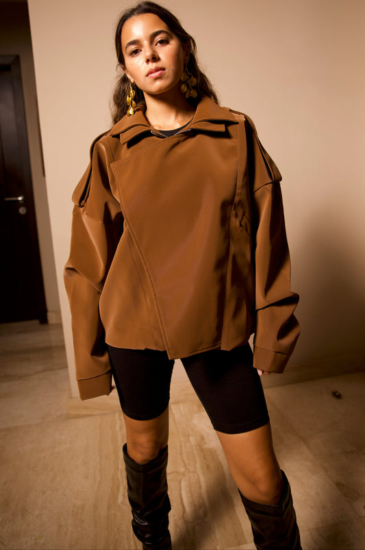 The Untamed Chamois Brown Jacket