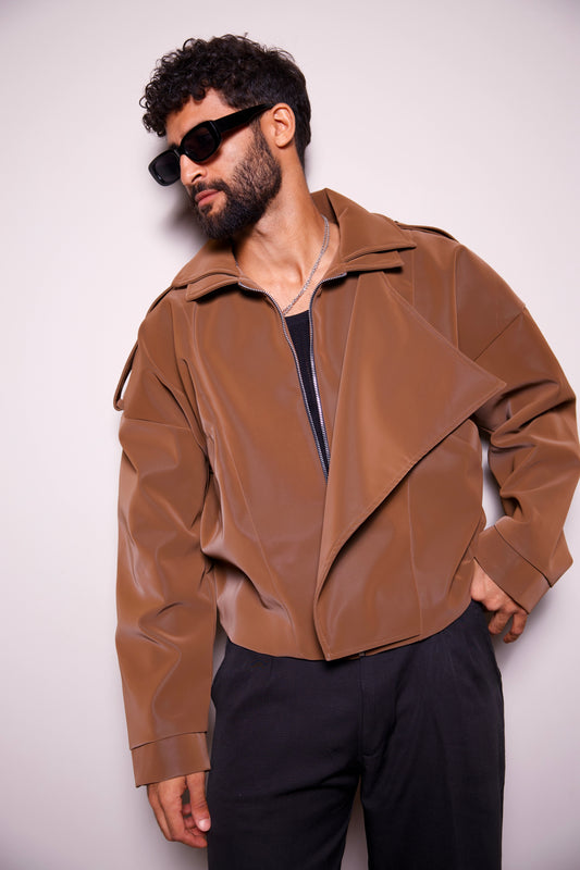 The Untamed Chamois Brown Jacket
