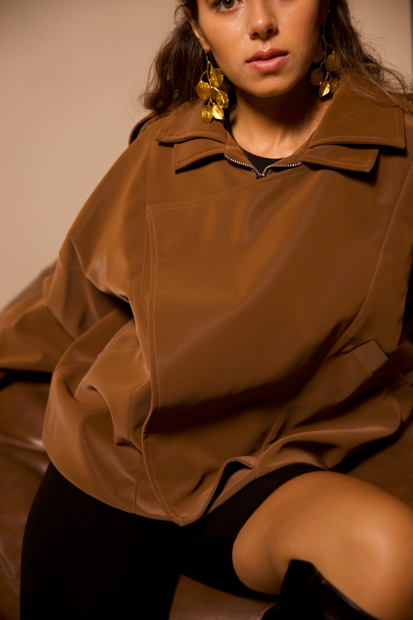 The Untamed Chamois Brown Jacket