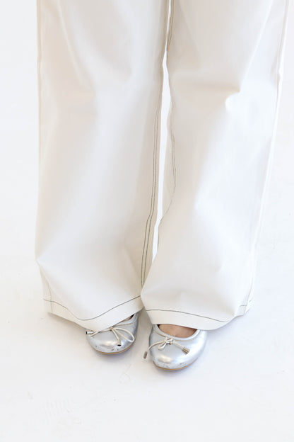 The White Peplum Ensemble set