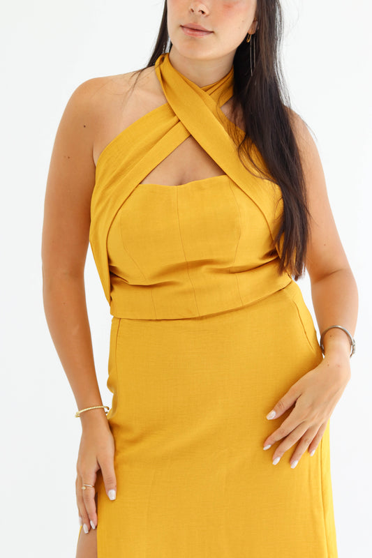 Sun-Kissed halter top